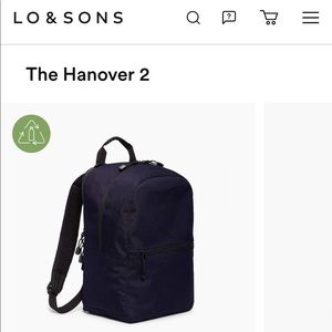 Lo & Sons The Hanover 2 travel backpack navy